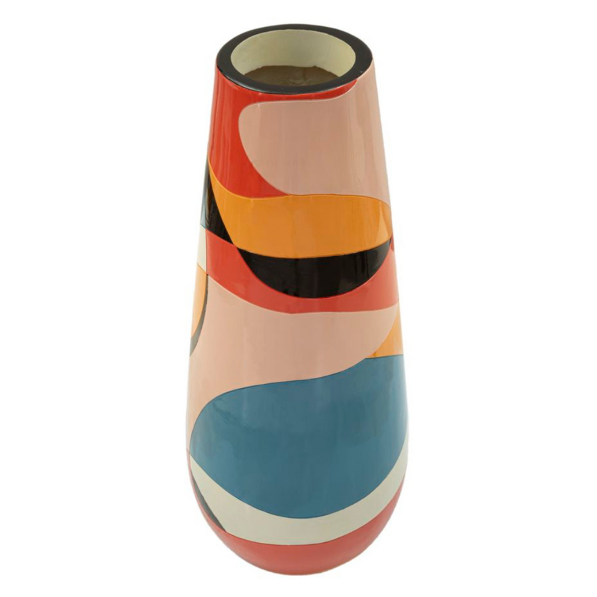 Rubic műgyanta váza Ø37x92