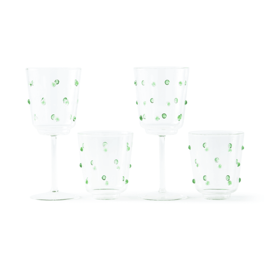 Nob üveg pohár szettben