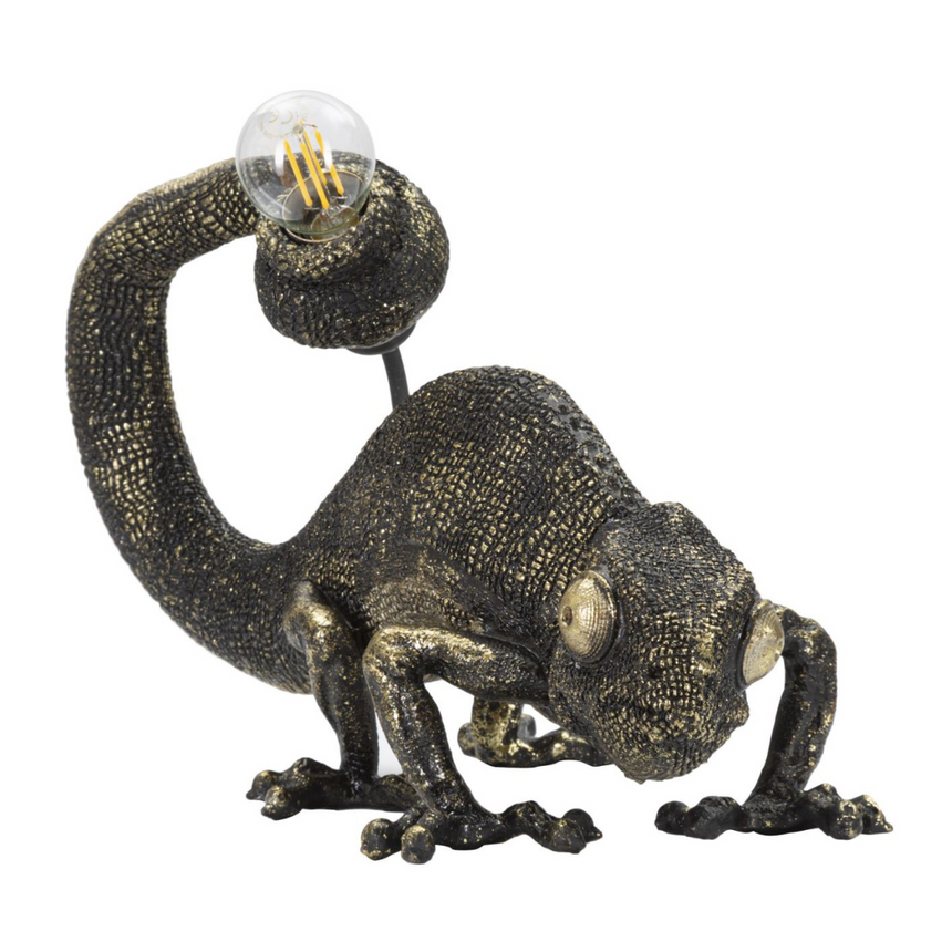 Camaleonte műgyanta asztali lámpa