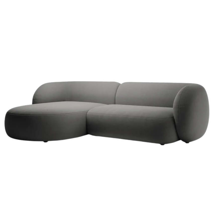 Kate bársony sarokkanapé balos 285cm