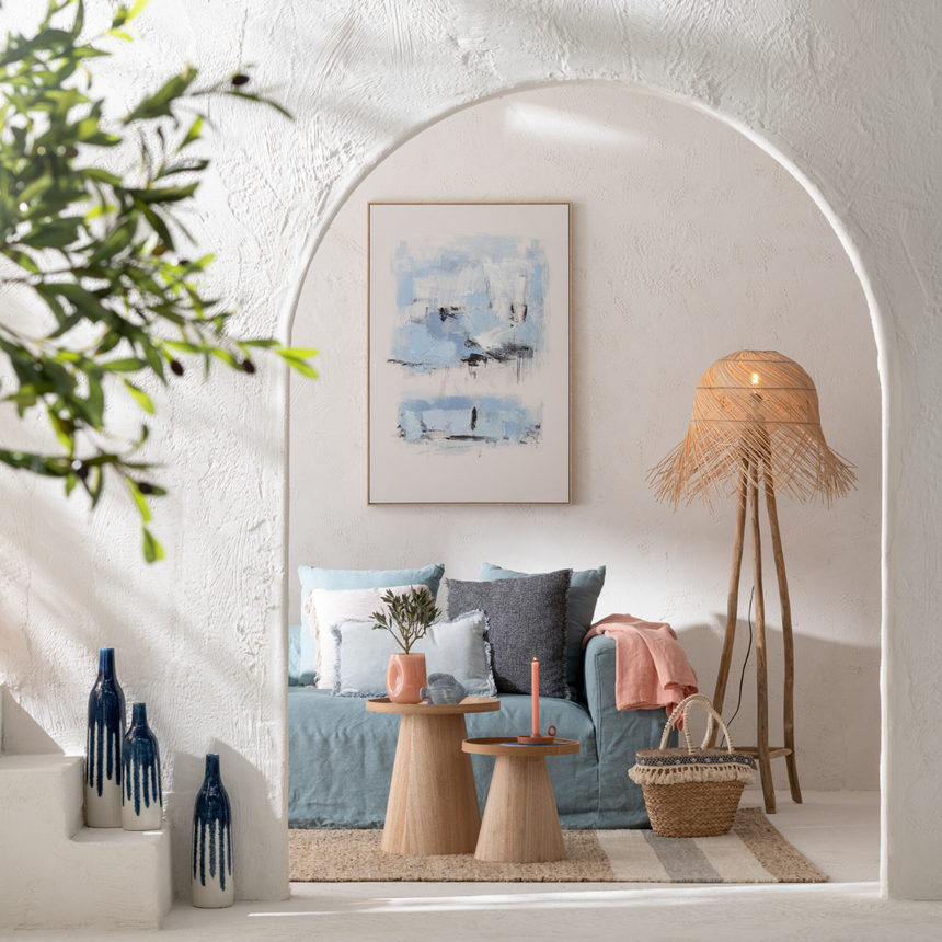 Origami wooden storage table set