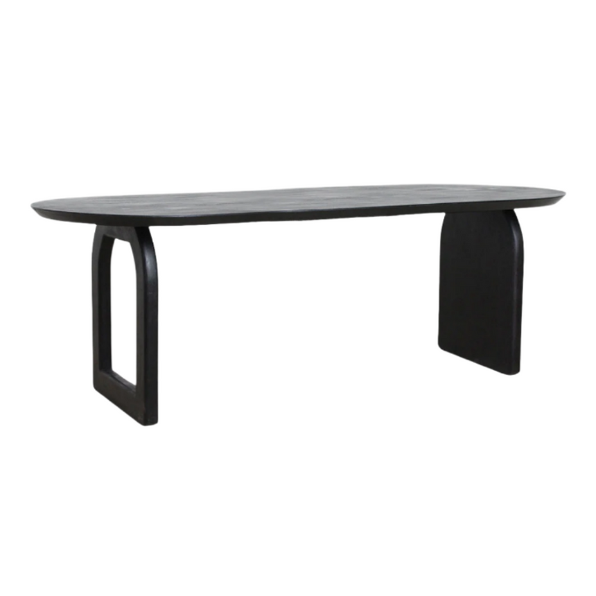 Bullnose Mix fa étkezőasztal 240x90