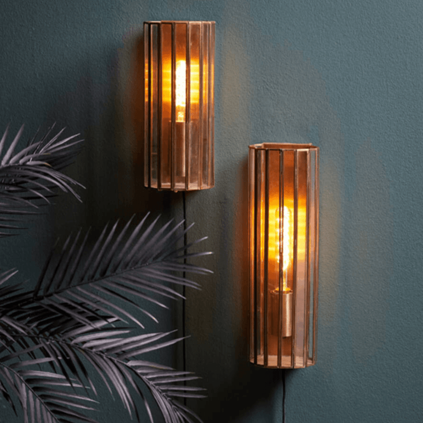 Strøby metal wall lamp