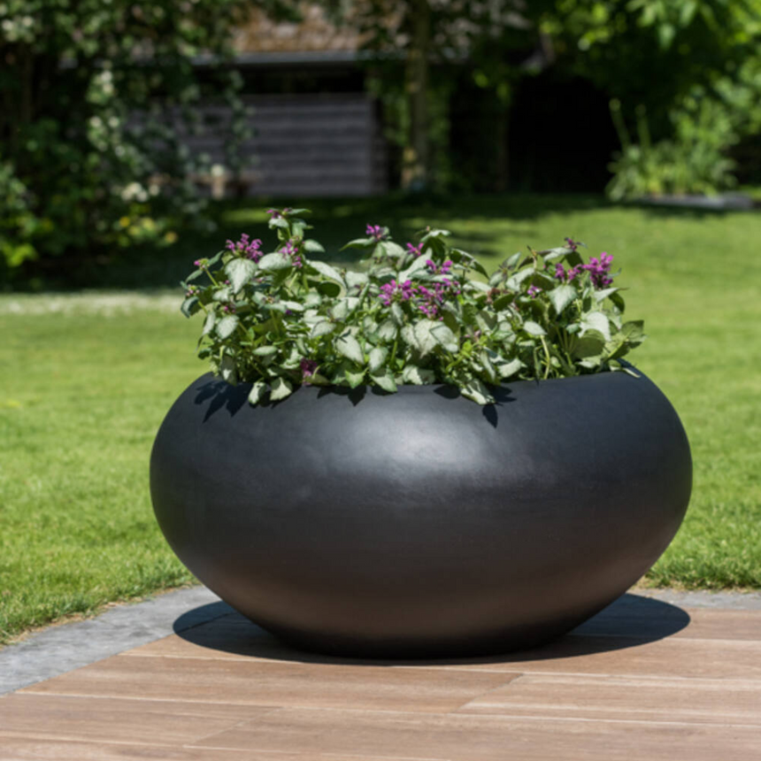 Cora stone flower pot Ø47