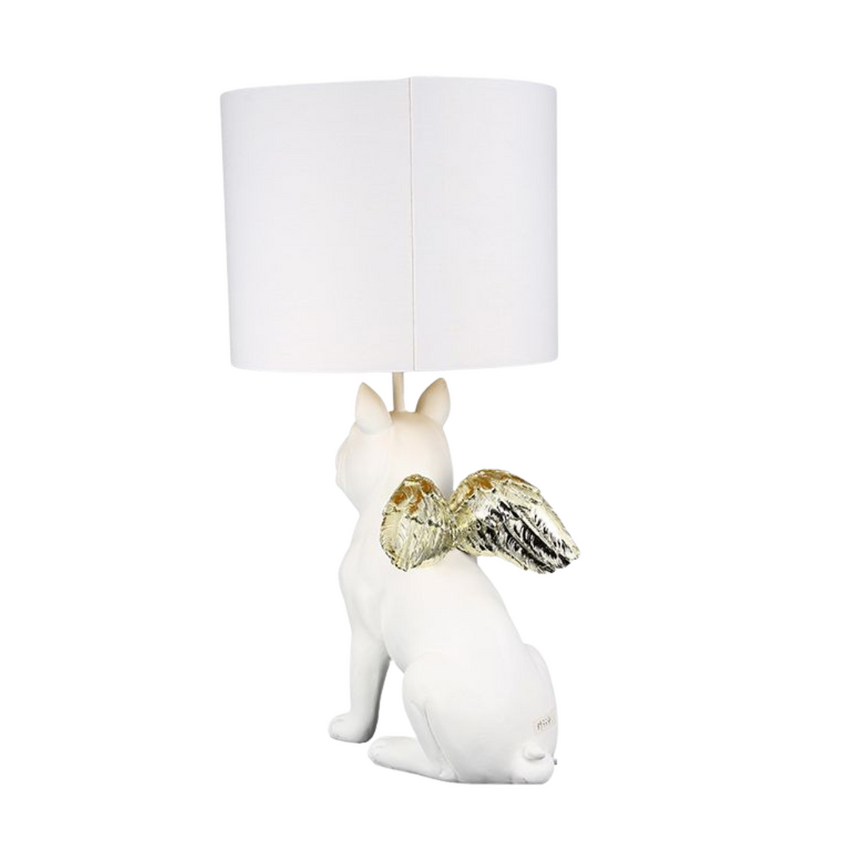 Monkey resin table lamp 34cm