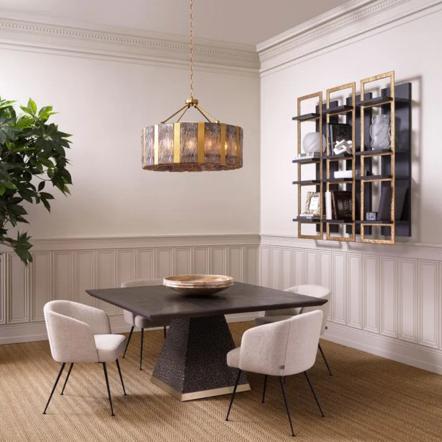 Laurent glass chandelier