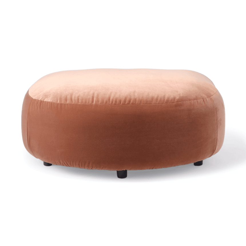 A-Round-U bársony kanapé végelem