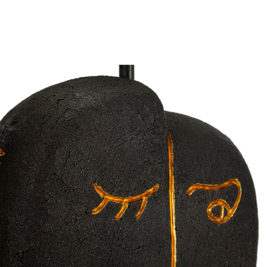 Monkey resin table lamp 34cm