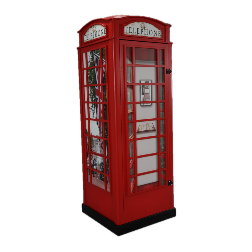 Phone Booth Wooden Kids Cabinet