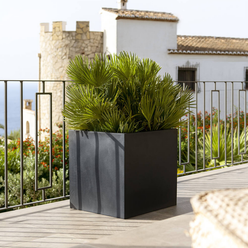 Block stone flower pot 60x60