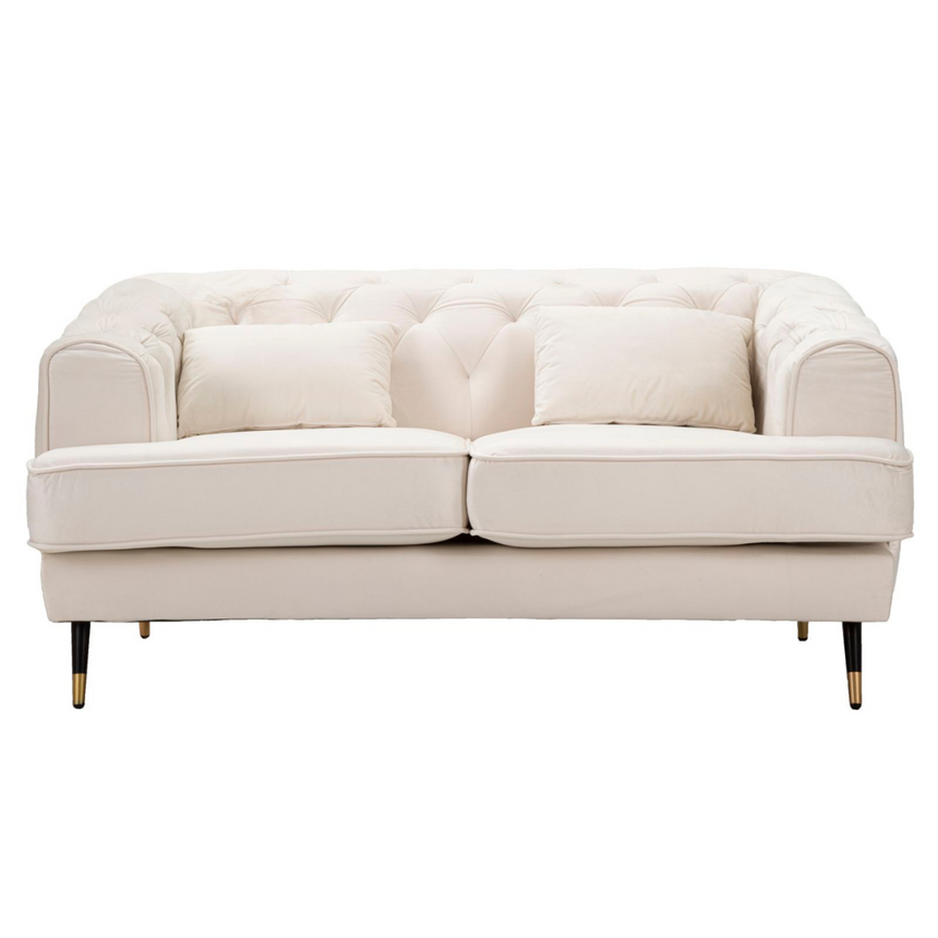 Praga 2-seater velvet sofa