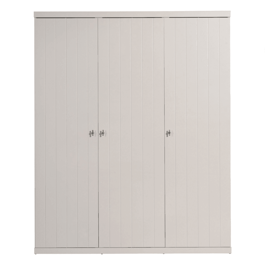 Robin 3-door wooden children's wardrobe