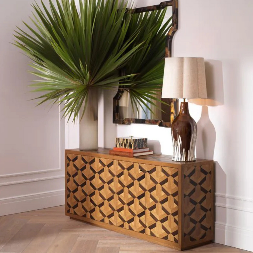 Modesto wooden bedside table