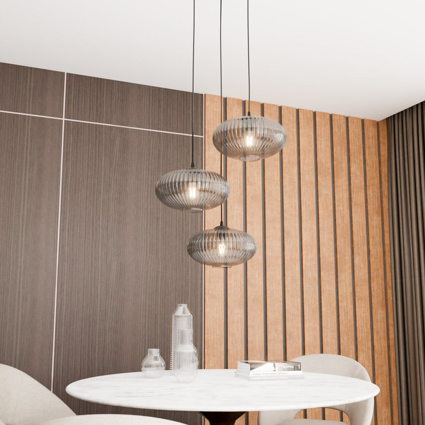 Coco 3 BL Prem üveg függőlámpa