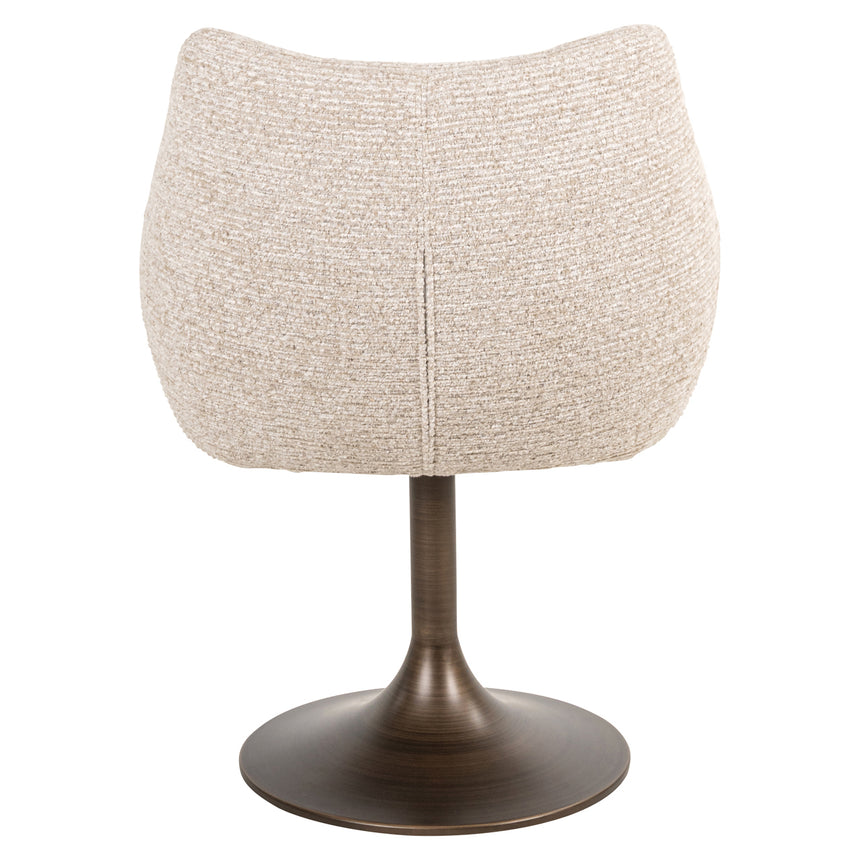 Aldo étkezőszék – Forgó funkcióval, tweed kárpitozással