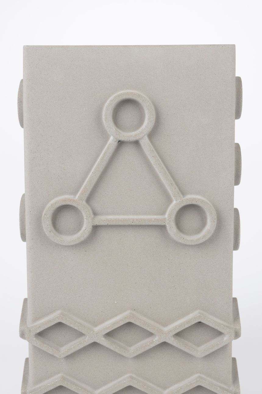 Graphic Square beton váza
