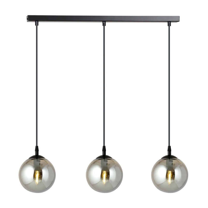 Cosmo 3 BL üveg függőlámpa