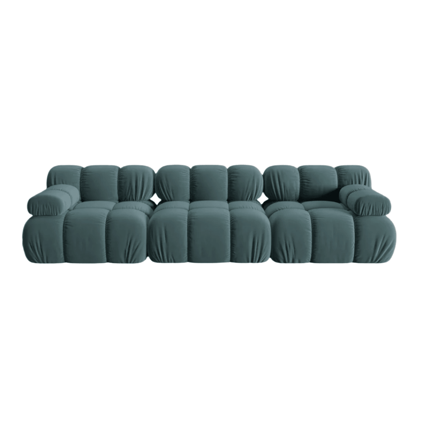 Bellis 3-seater velvet sofa