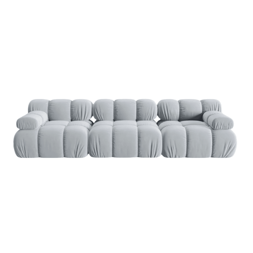 Bellis 3-seater velvet sofa