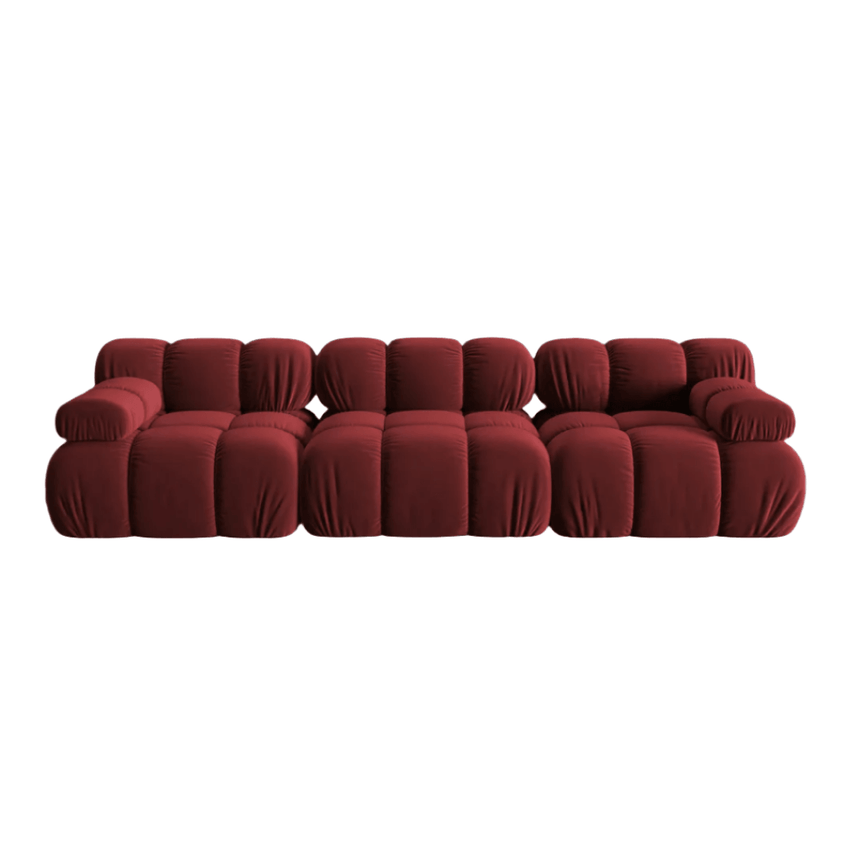 Bellis 3-seater velvet sofa