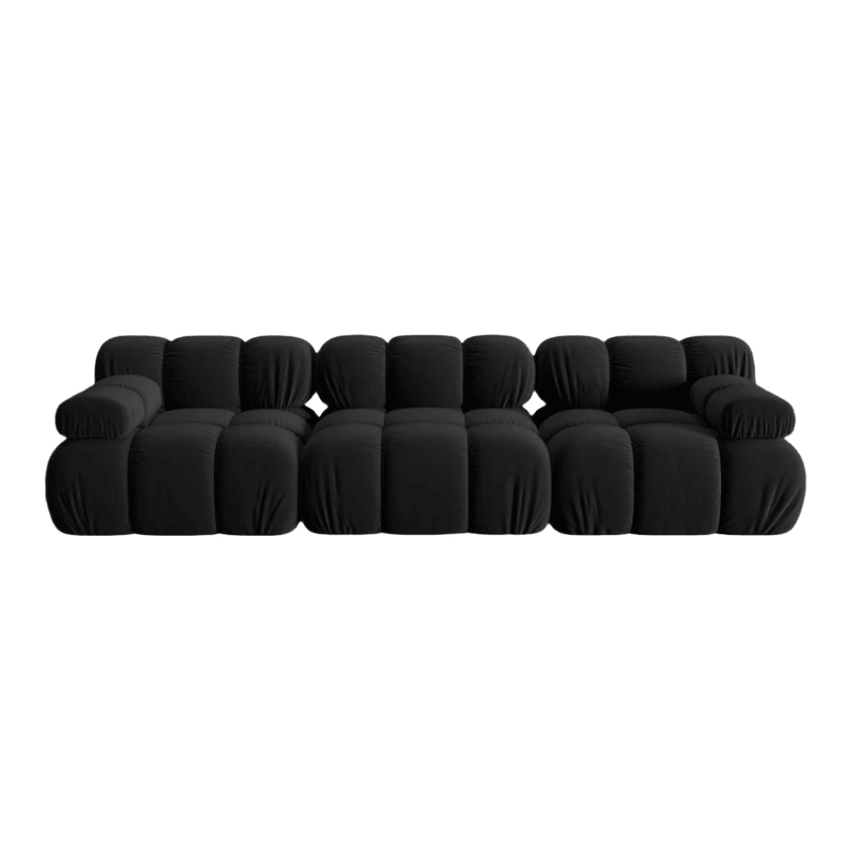 Bellis 3-seater velvet sofa