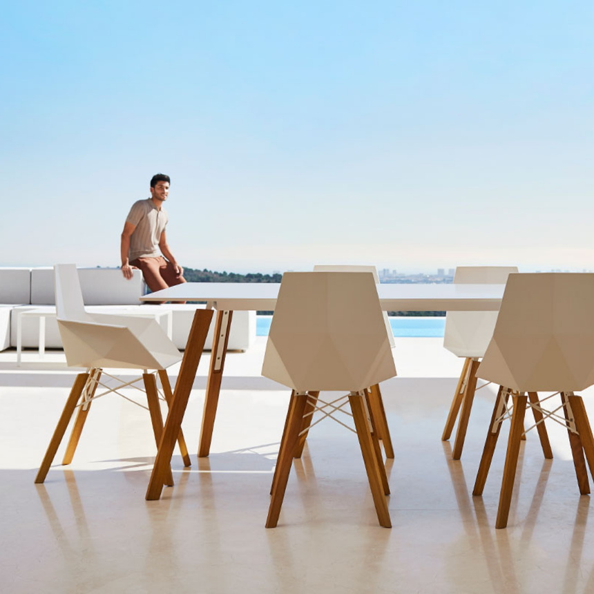 Faz 4 kerti étkezőasztal