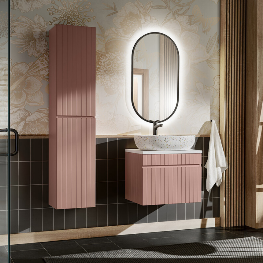 Baggy woven chenille pouf