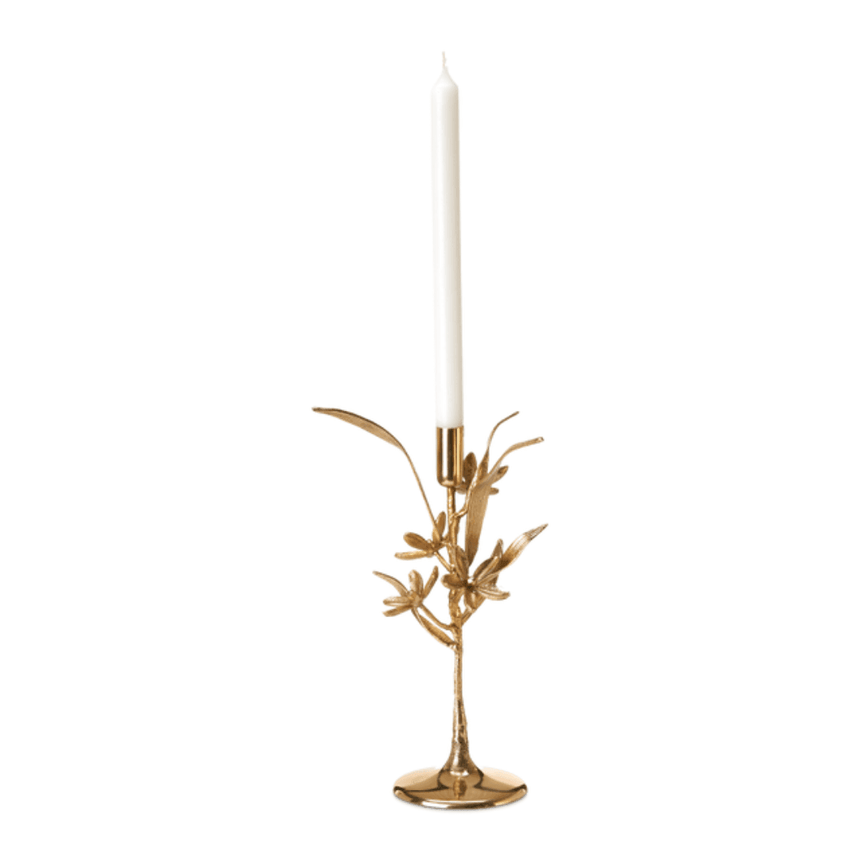 Bergamot metal candle holder