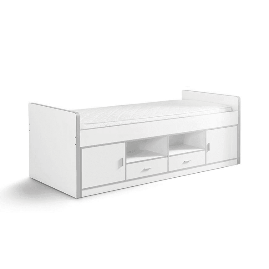 Bonny wooden children's bed, 90x200 with slatted bed base