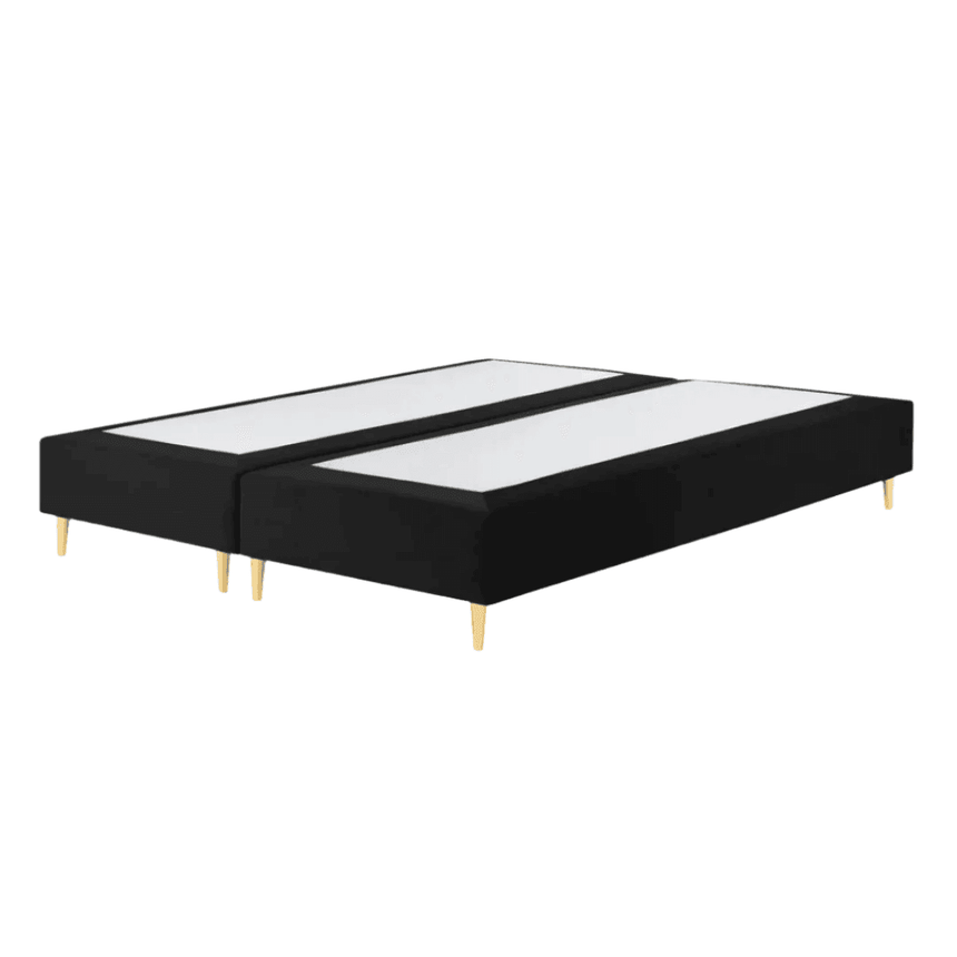 Whale bársony ágykeret 160x200 arany lábbal