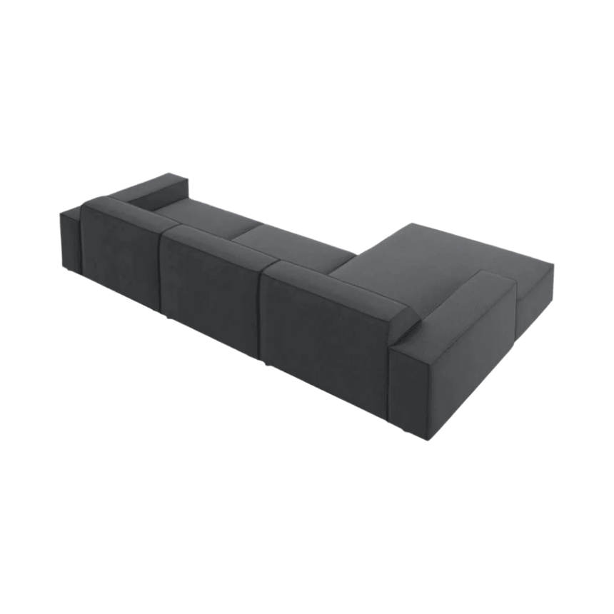 Jodie2 balos szövet sarokkanapé 284x166