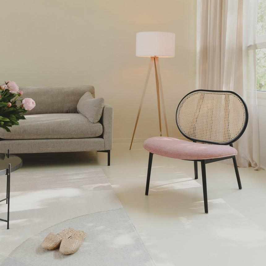 Spike rattan armchair