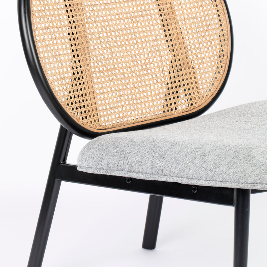 Spike rattan armchair