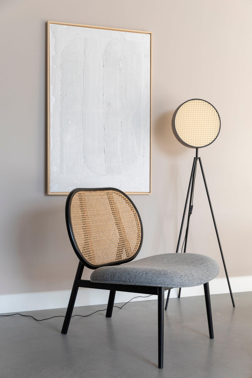 Spike rattan armchair