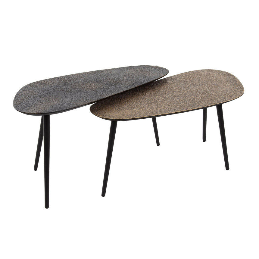 Zistra 126 fém dohányzóasztal szettben