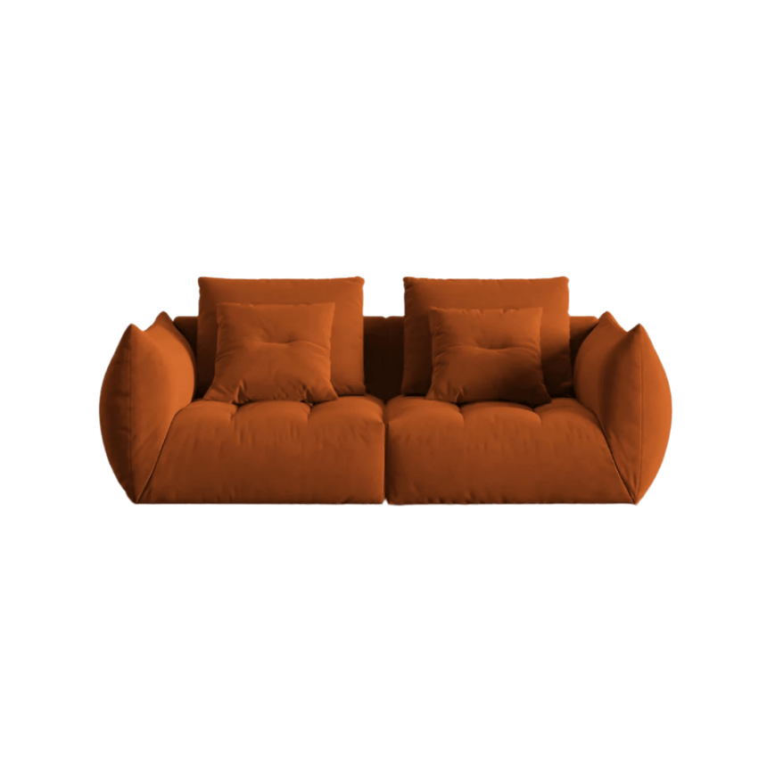 Bloom 3-seater velvet sofa
