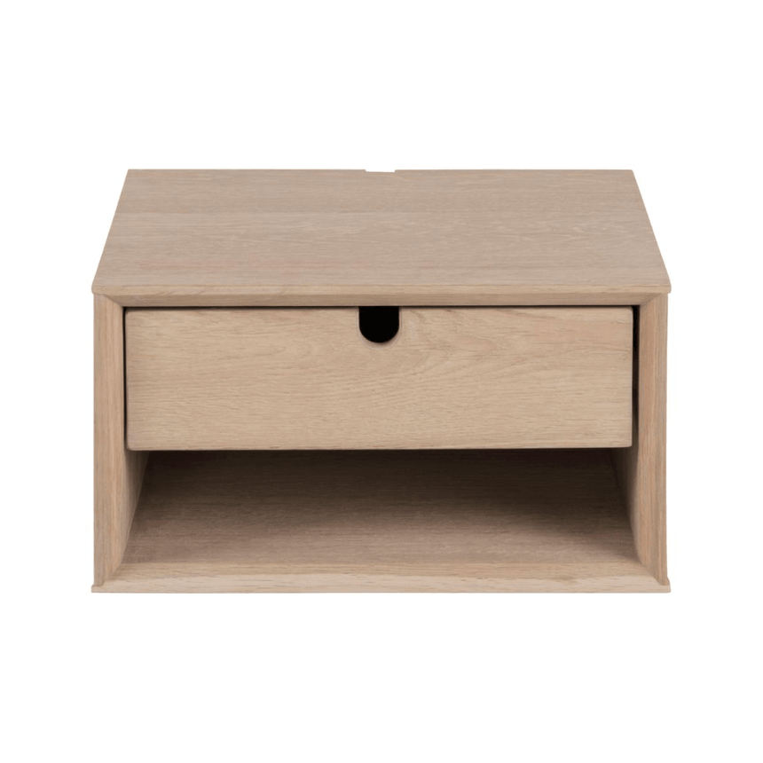 Century wooden wall-mounted bedside table 37x21