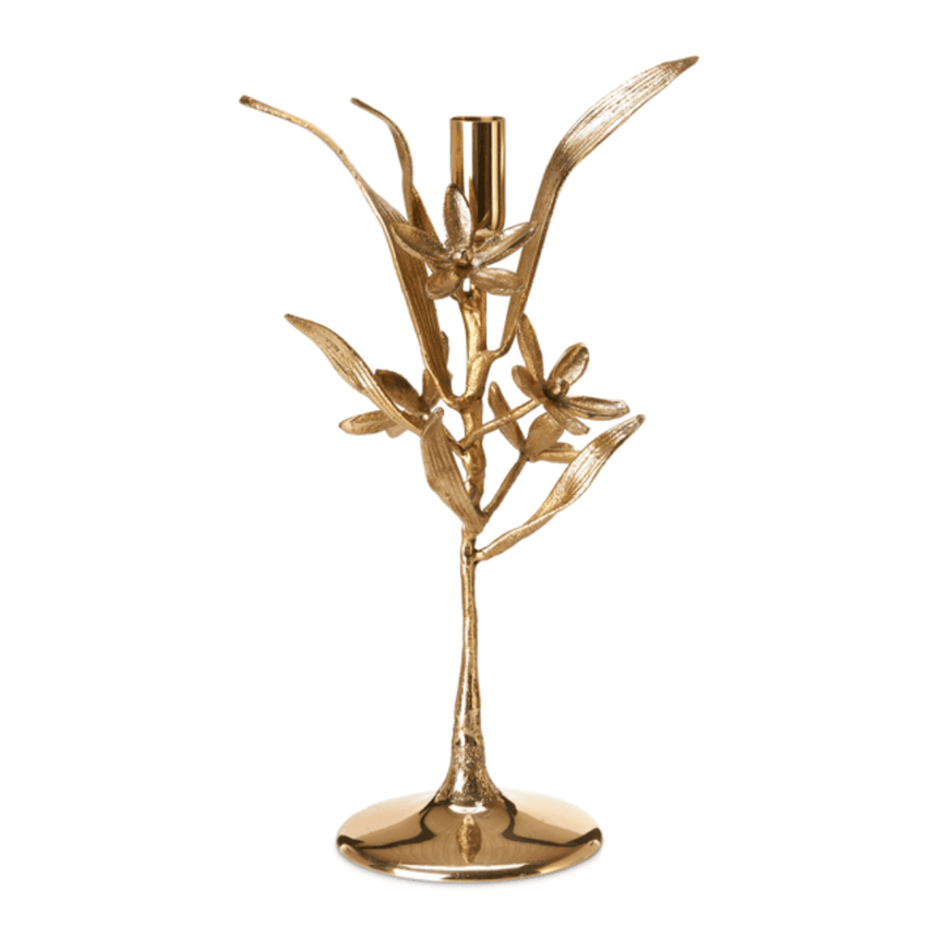 Bergamot metal candle holder