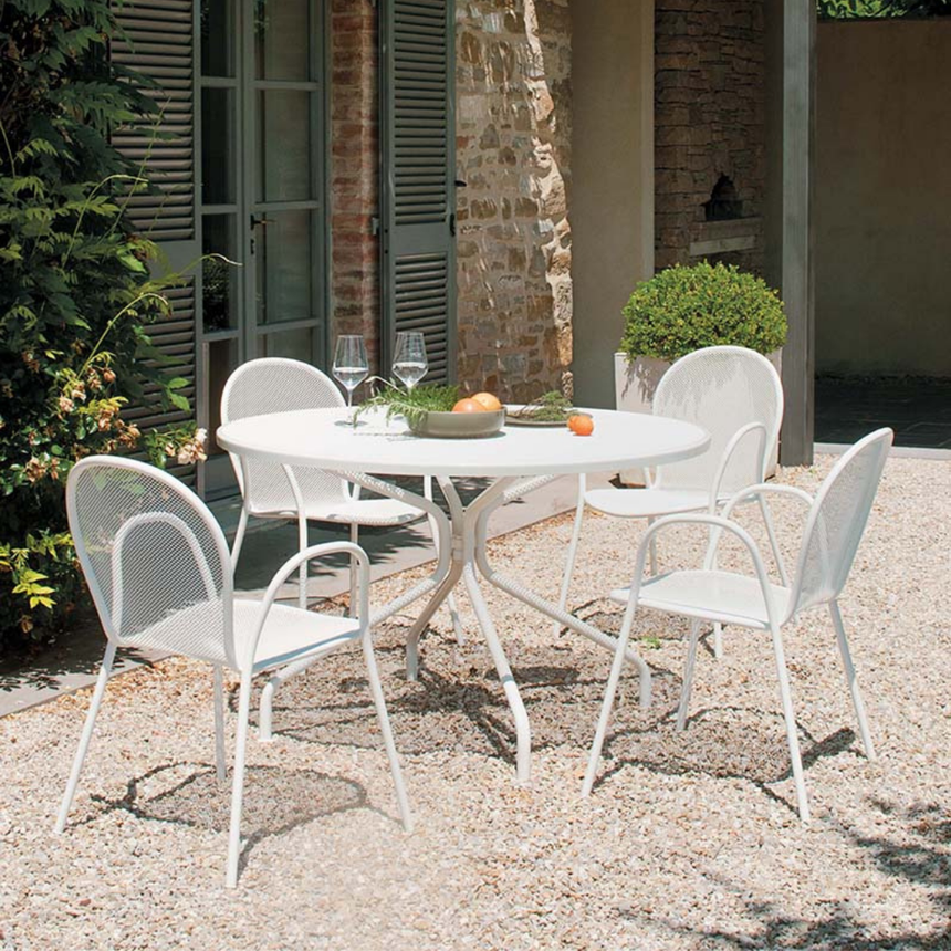 Cambi fém kerti étkezőasztal