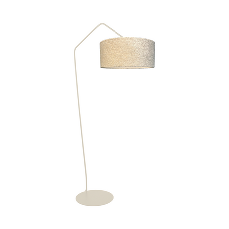 Arch fabric floor lamp with white frame 191x100