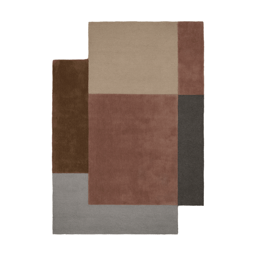 Muted Frontier wool rug