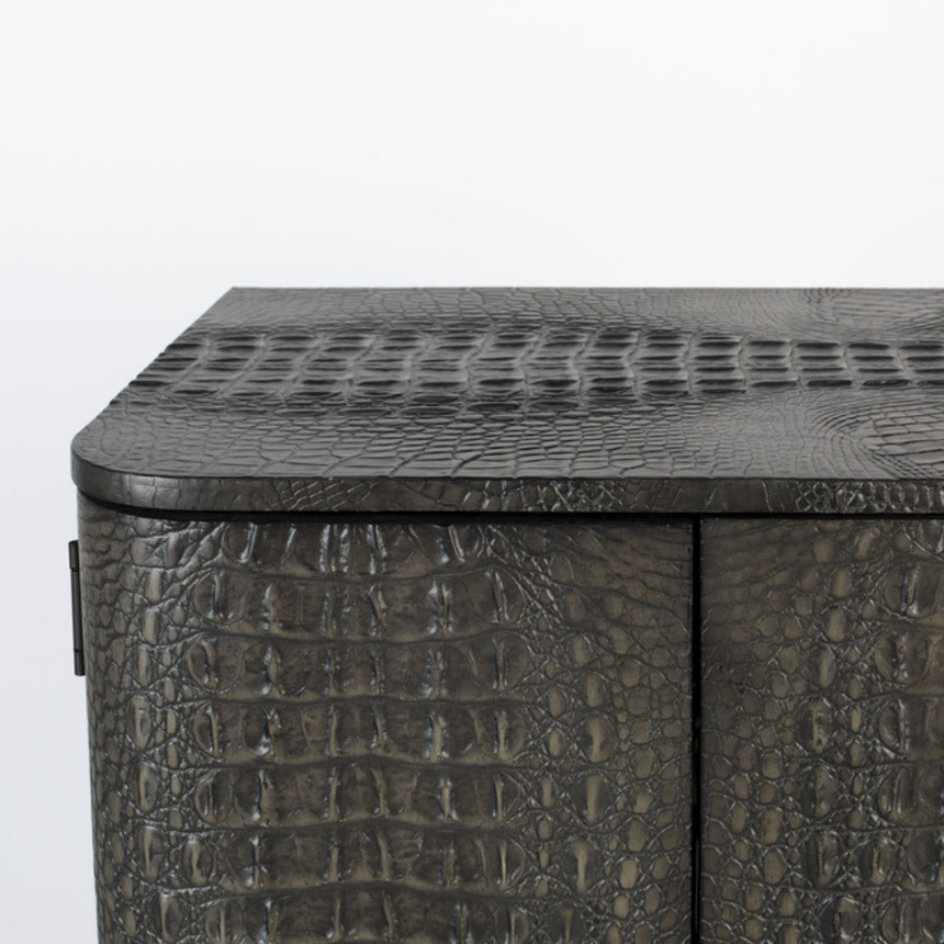 Ava Morgana textilbőr bárszekrény