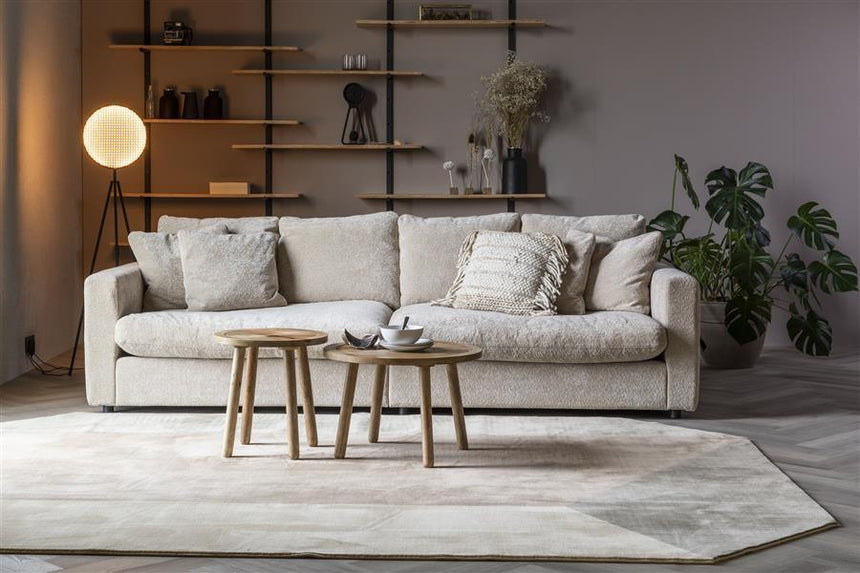Sense 3-seater fabric sofa