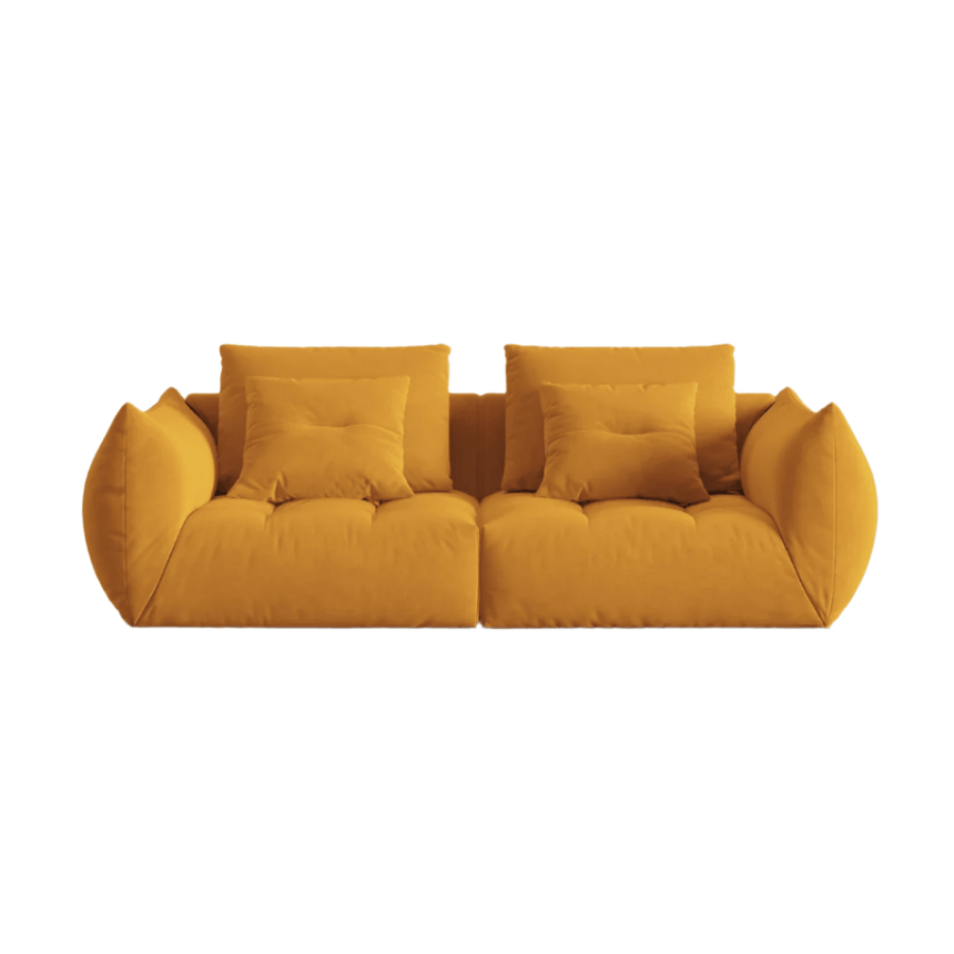 Bloom 3-seater velvet sofa