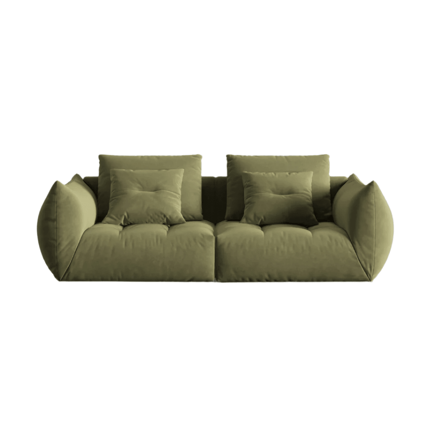 Bloom 3-seater velvet sofa