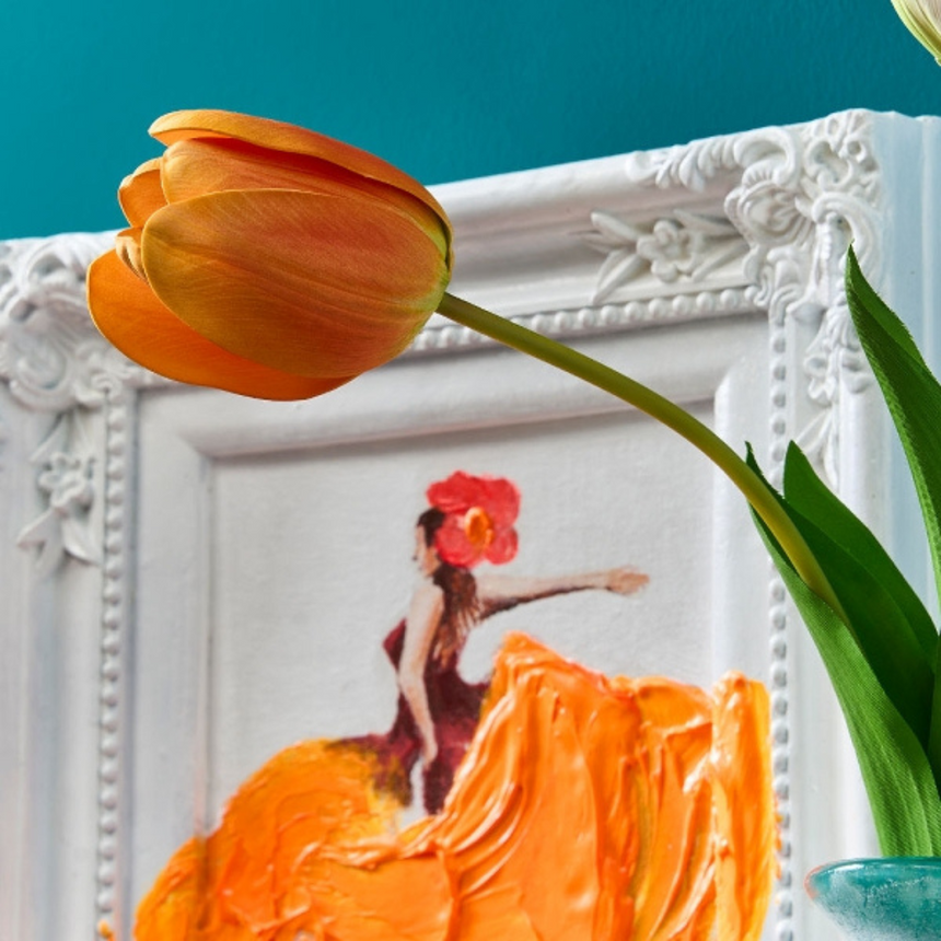 Tulipán pvc művirág 63