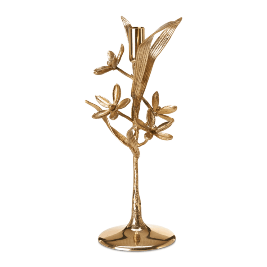 Bergamot metal candle holder