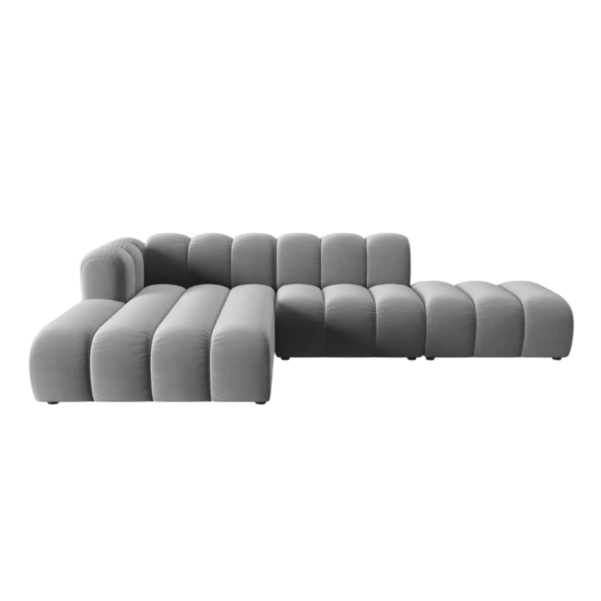 Lupine balos bársony sarokkanapé 294x175