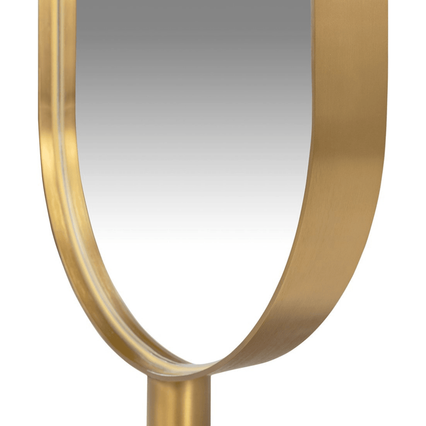 Mila freestanding metal mirror