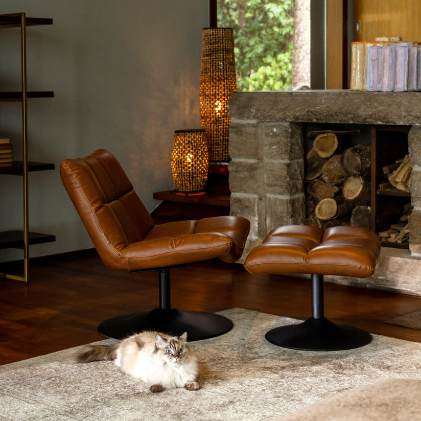 Bar fabric footstool